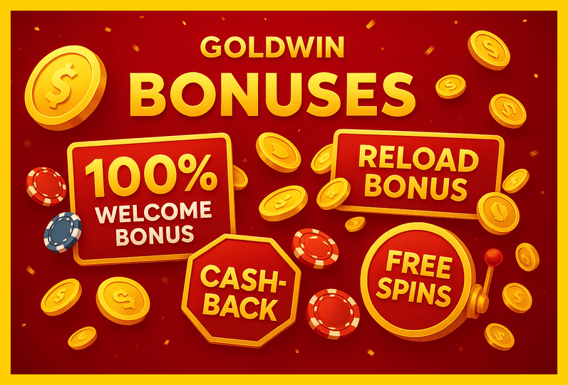 O bônus promocional GOLDWIN é uma ótima maneira de começar sua aventura