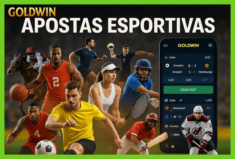 Aposte em apostas esportivas no cassino online GOLDWIN