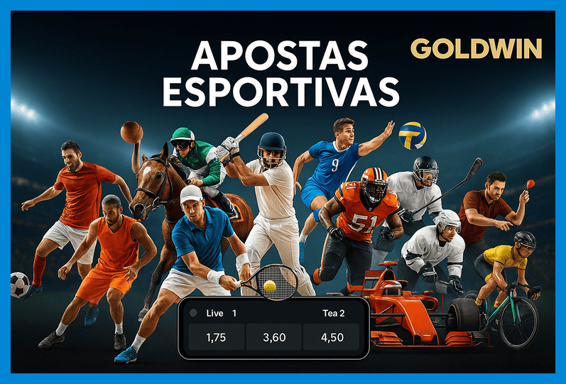 Apostas esportivas no cassino online GOLDWIN